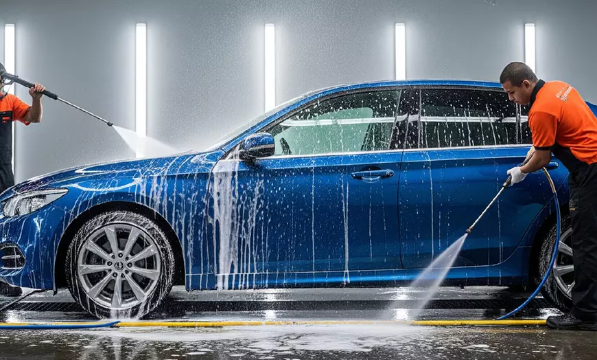 Image 5: Gleaming Finish: Exterior wash, Super Wash or Detailing Hand Polish