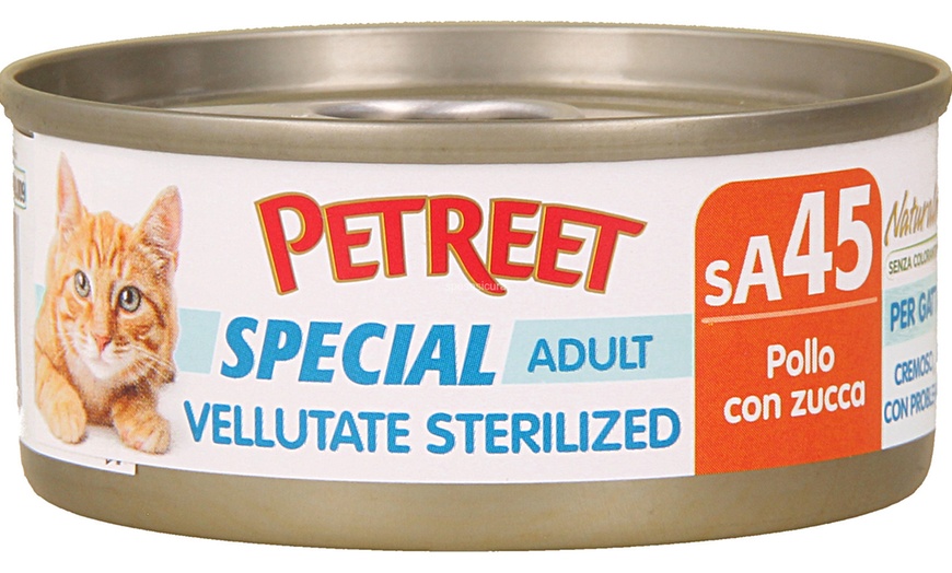 Image 9: Box Petreet per gatti con 60 scatolette da gusti misti