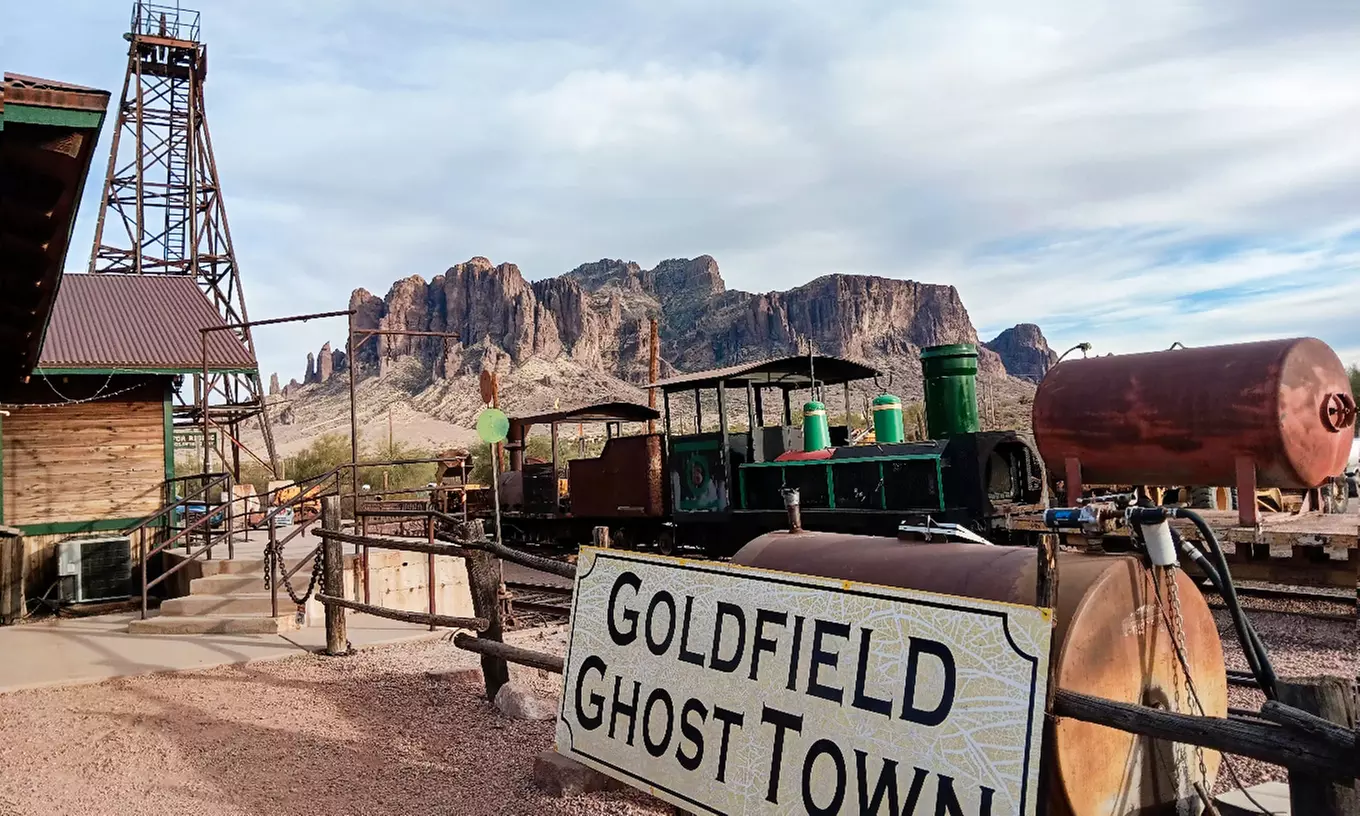 Experience the thrill of ziplining for 2 over a historic mining town