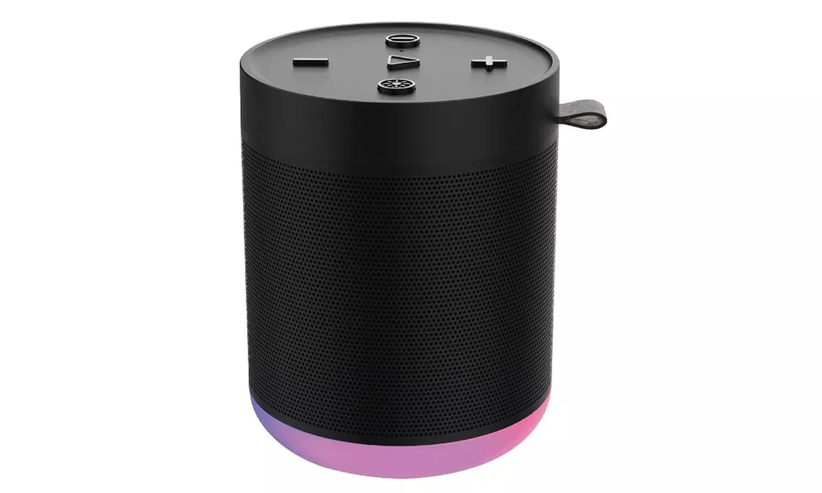 Waloo 4-Inch Mini LED Base Bluetooth Speaker