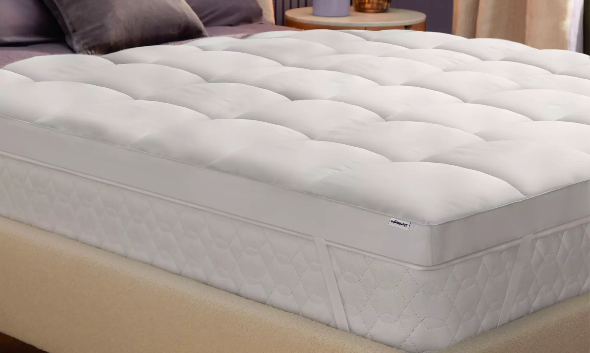Silentnight 5cm or 10cm Thick Deep Sleep Mattress Topper