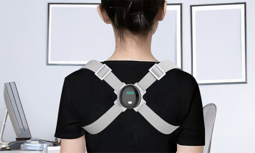 Image 1: Smart Posture Corrector Sit Belt