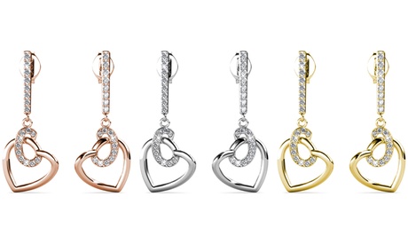 Fino a 3 paia di orecchini Allure realizzati con cristalli di Swarovski® disponibili in 3 colori