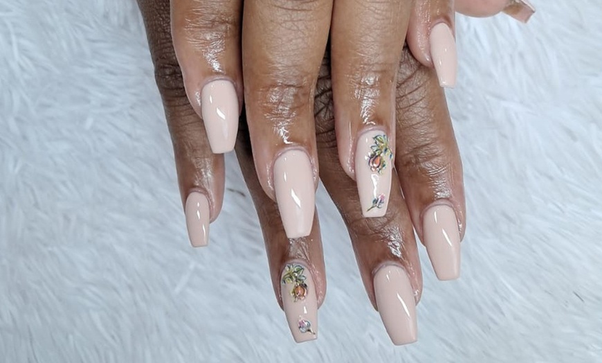 Image 2: Keratin Manicure with Gel-X Full Set, Acrylic Full Set or Pedicure