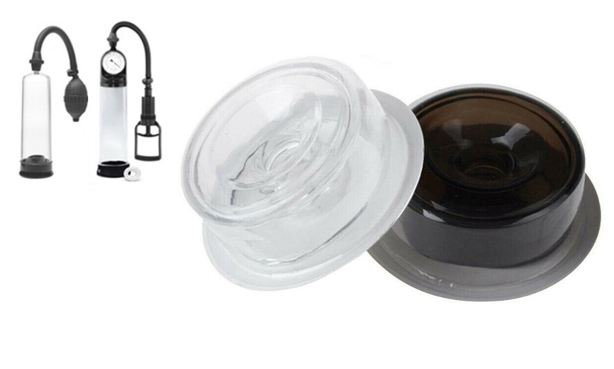 Image 7: Silicone Erection Helper Replacement Donut Sleeve Cover for Pump Vacuum