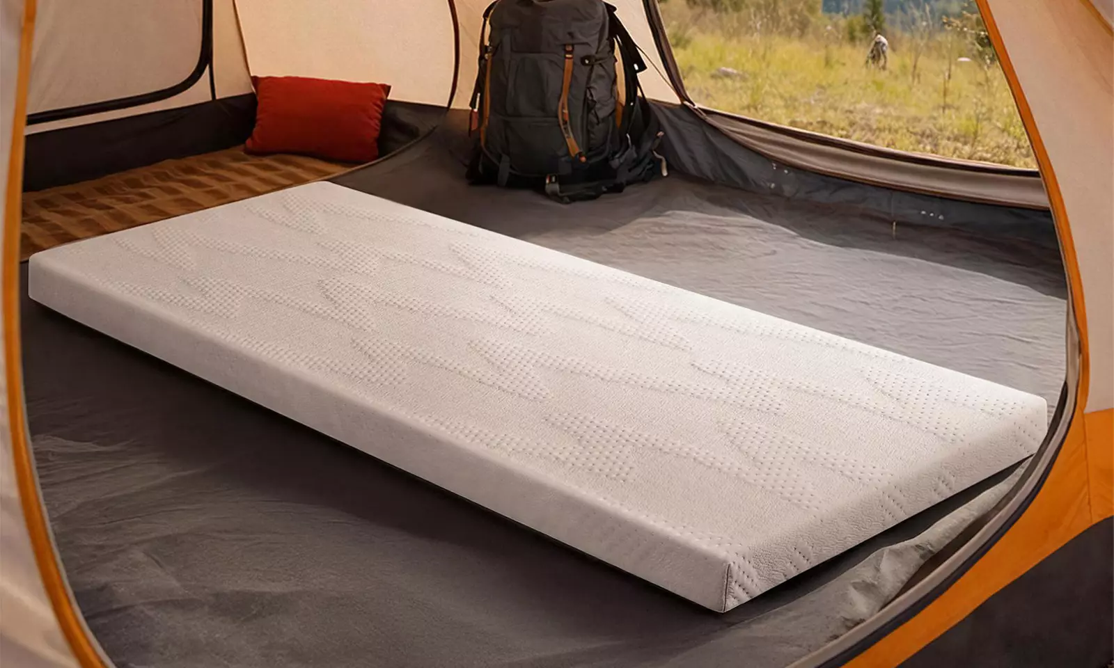 Roll Up Foldable and Portable Mattress Topper
