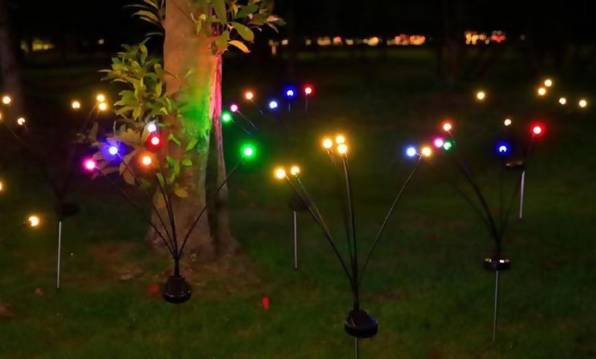 Image 1: Solar Firefly Lights for Outdoor 