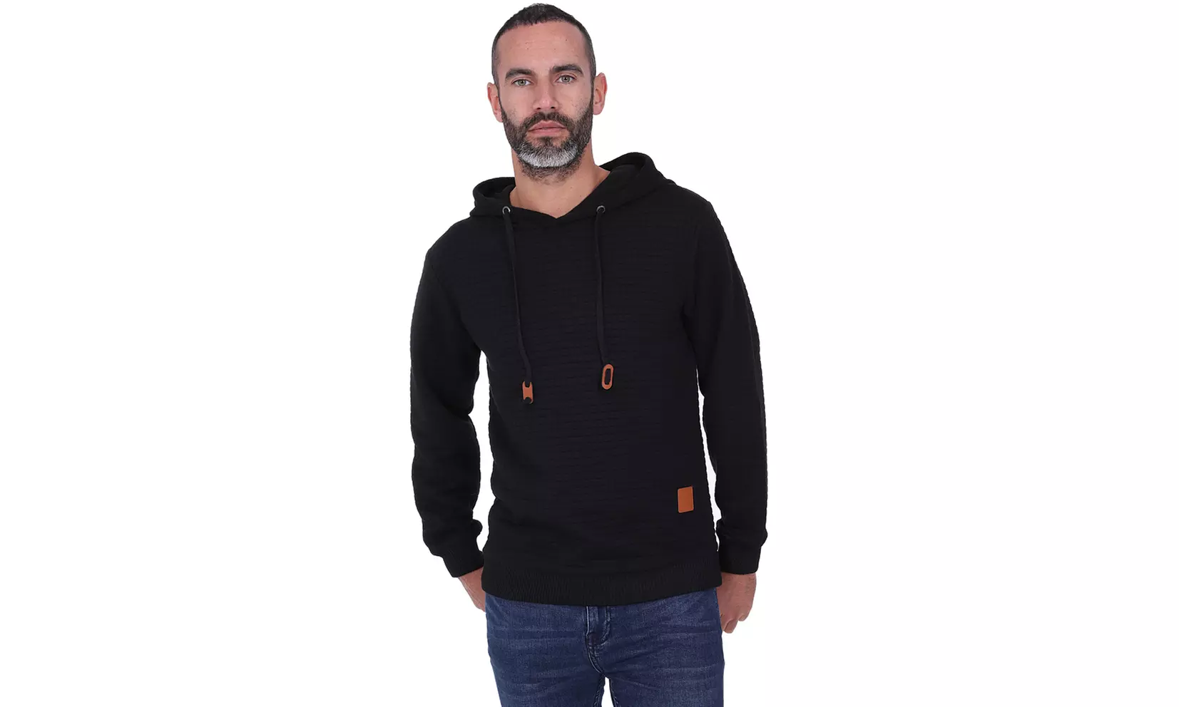 Blu Apparel Nathan Textured Hoodie