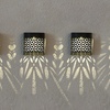 Image 2: Moroccan Solar Wall Lights - 4 Pack, Warm White LED