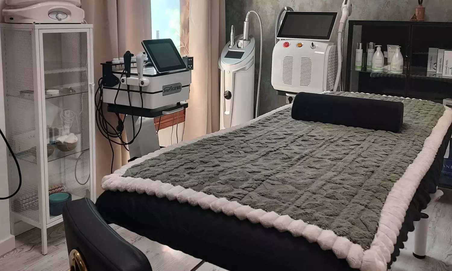 5 o 10 sesiones de 25 minutos de presoterapia con tecnología dual