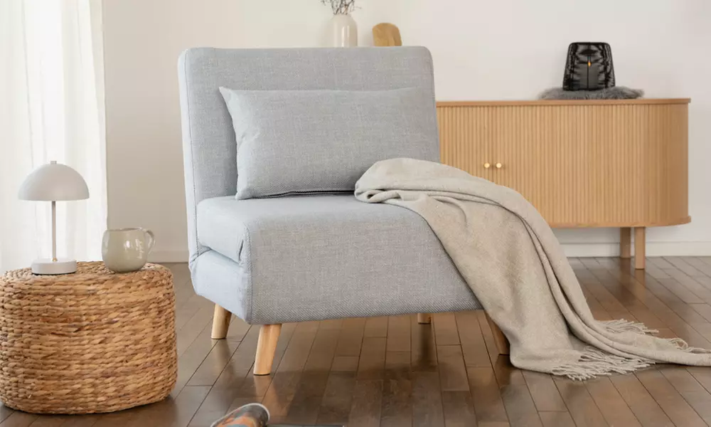 3-in-1 Schlafsessel: Sessel, Lounge oder Bett