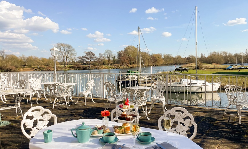 Image 3: Luxury Afternoon Tea/Prosecco with a Riverside View for Two at Warren Lodge Hotel - Up to 36% Off