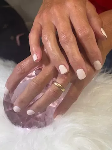 Mani-Pedi Options with Himalayan Salt Or Sugar Scrub and Acrylic Nails