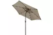 9ft. Patio Umbrella Solar LED Lights Steel Tilt with Crank - Second Medium