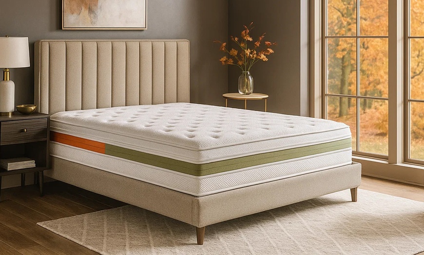 Image 1: Matelas Biconfort 2 zones de confort (souple et ferme). Sampur