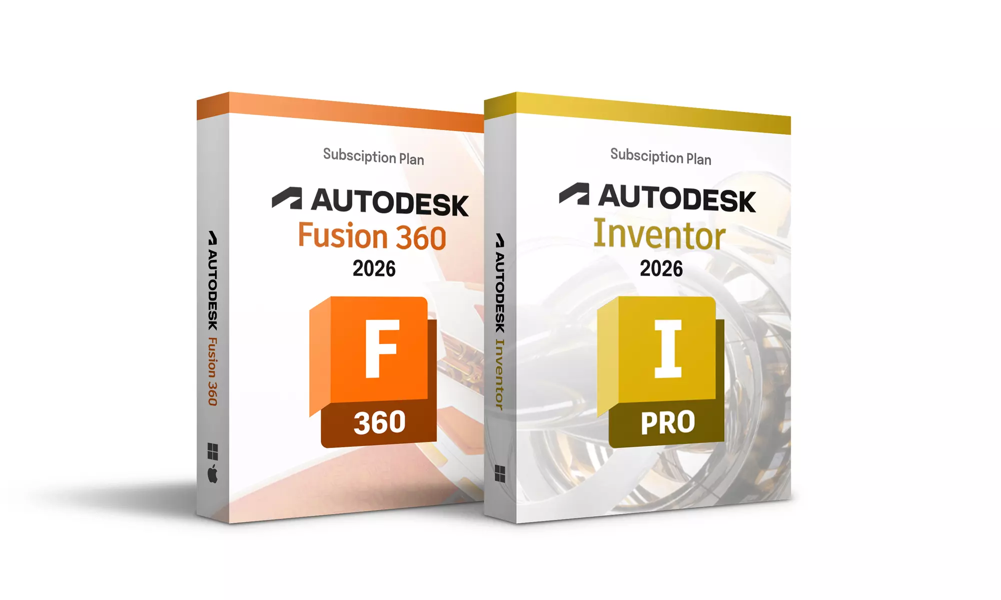 Autodesk Fusion 360 & Inventor Professional 2026 - 1 Year Subscription