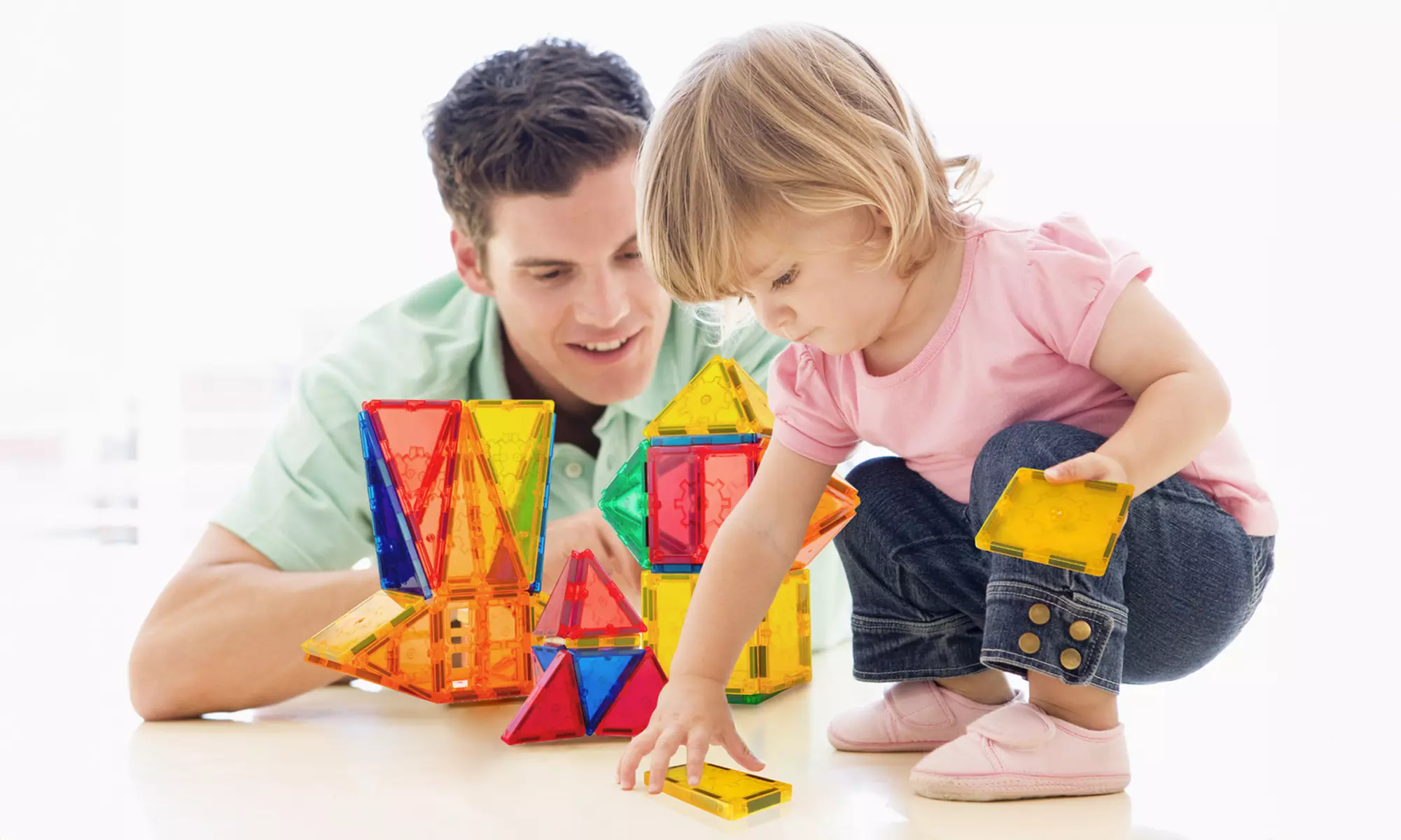 Tytan Toys 60 Pieces Magnetic Tiles 