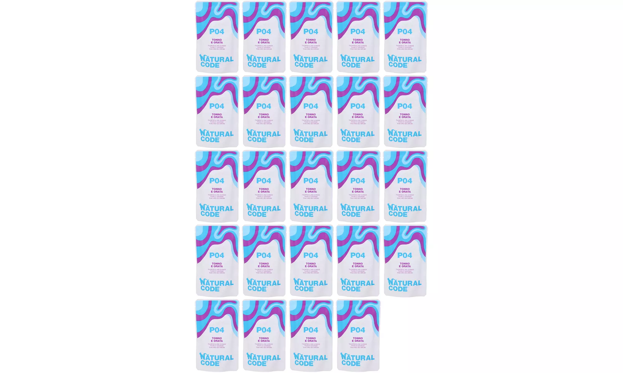 24, 48 o 96 bustine di cibo per gatti di Natural Code