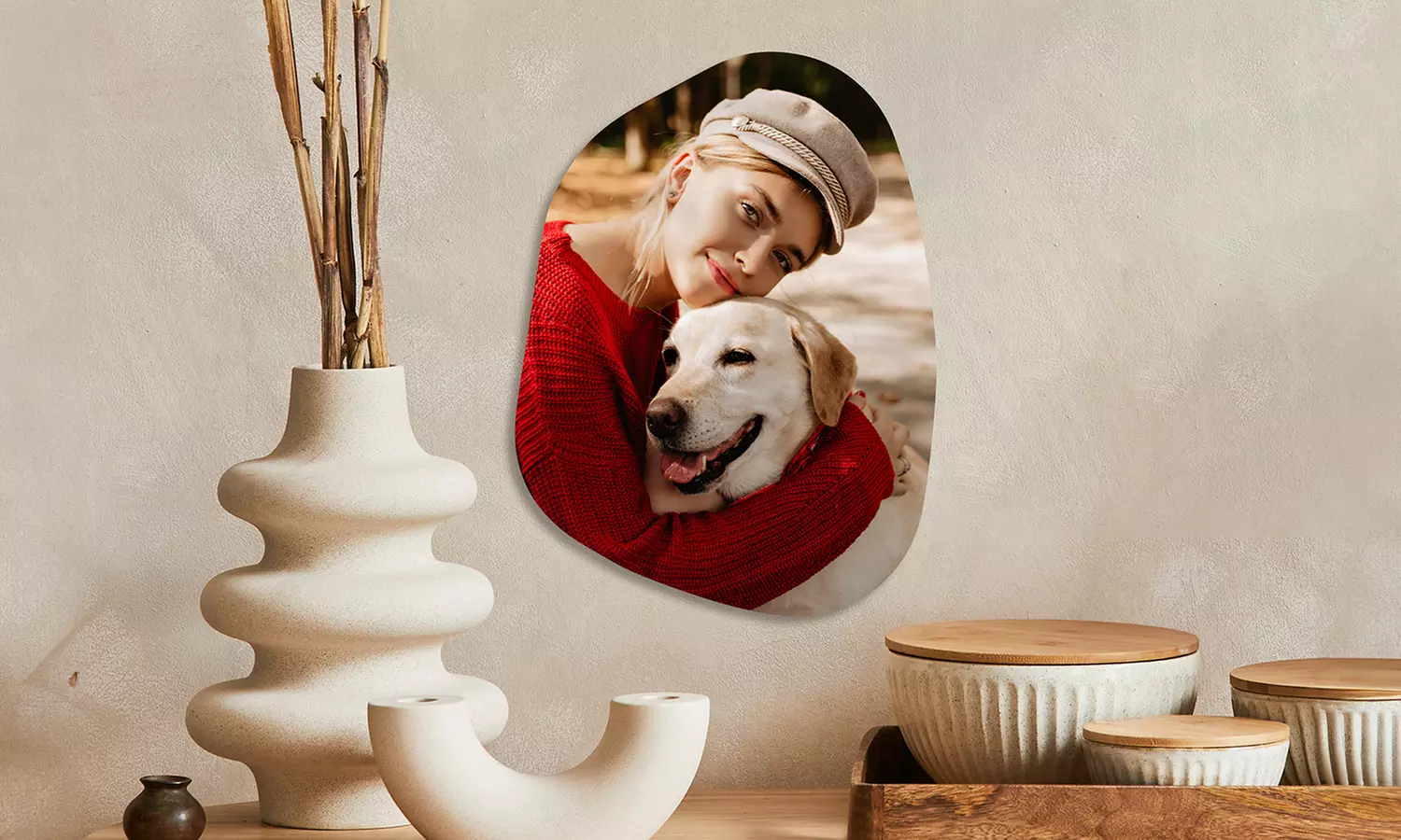 Foto op organische vorm