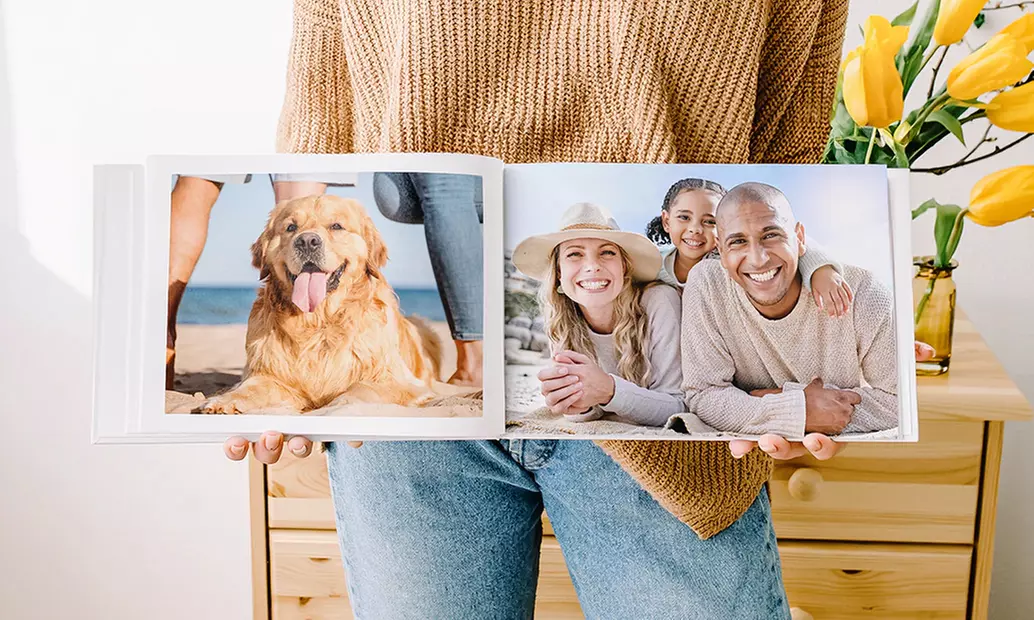 Compact, chic en persoonlijk: vierkant fotoboek van 20 x 20 cm