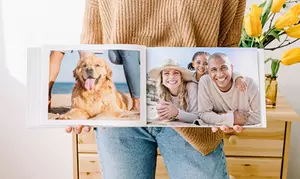 Compact, chic en persoonlijk: 1, 2 of 3 vierkante fotoboeken van 20 x 20 cm met een hardcover fotokaft (tot 86% korting)