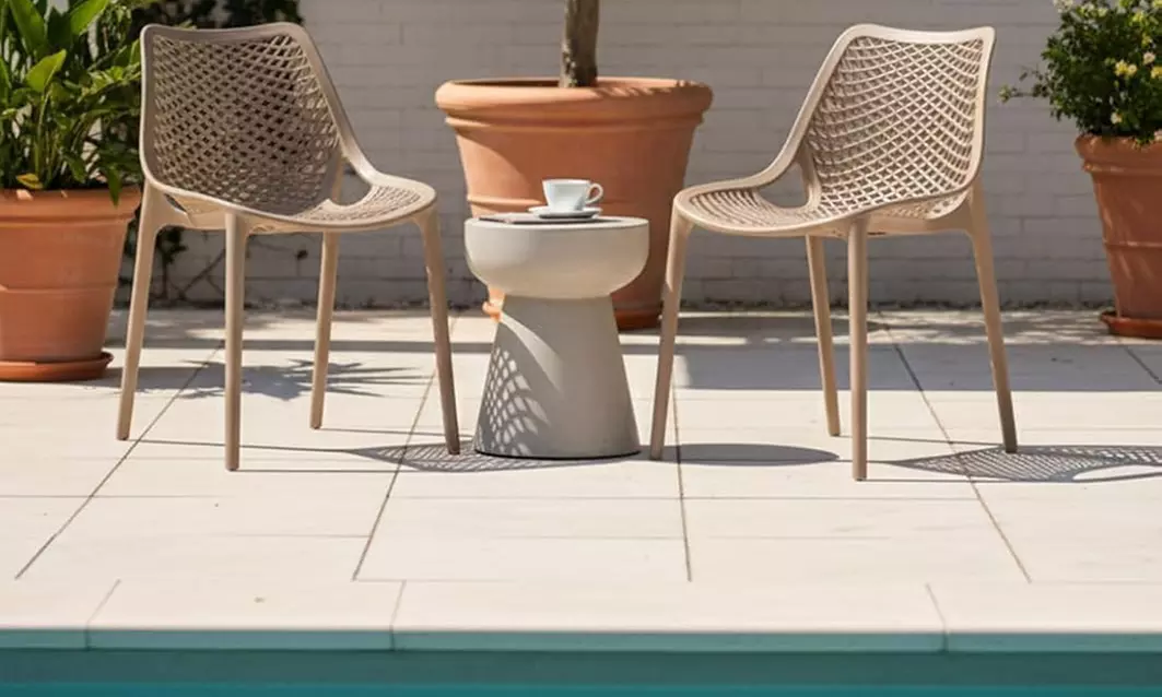 Set di 4 sedie Braga in polipropilene Cribel