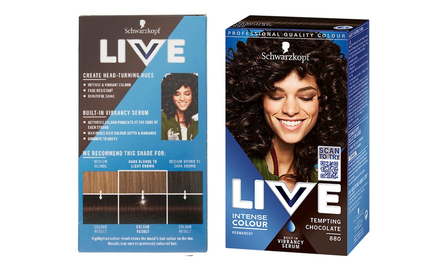 Image 27: 1 ou 2 boîtes de teinture cheveux "Live Intense Colour" de Schwarzkopf