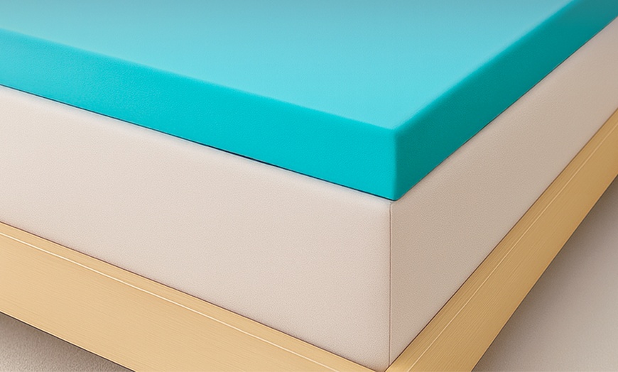 Image 7: The White Stone Memory-Schaum-Topper mit 9 Zonen