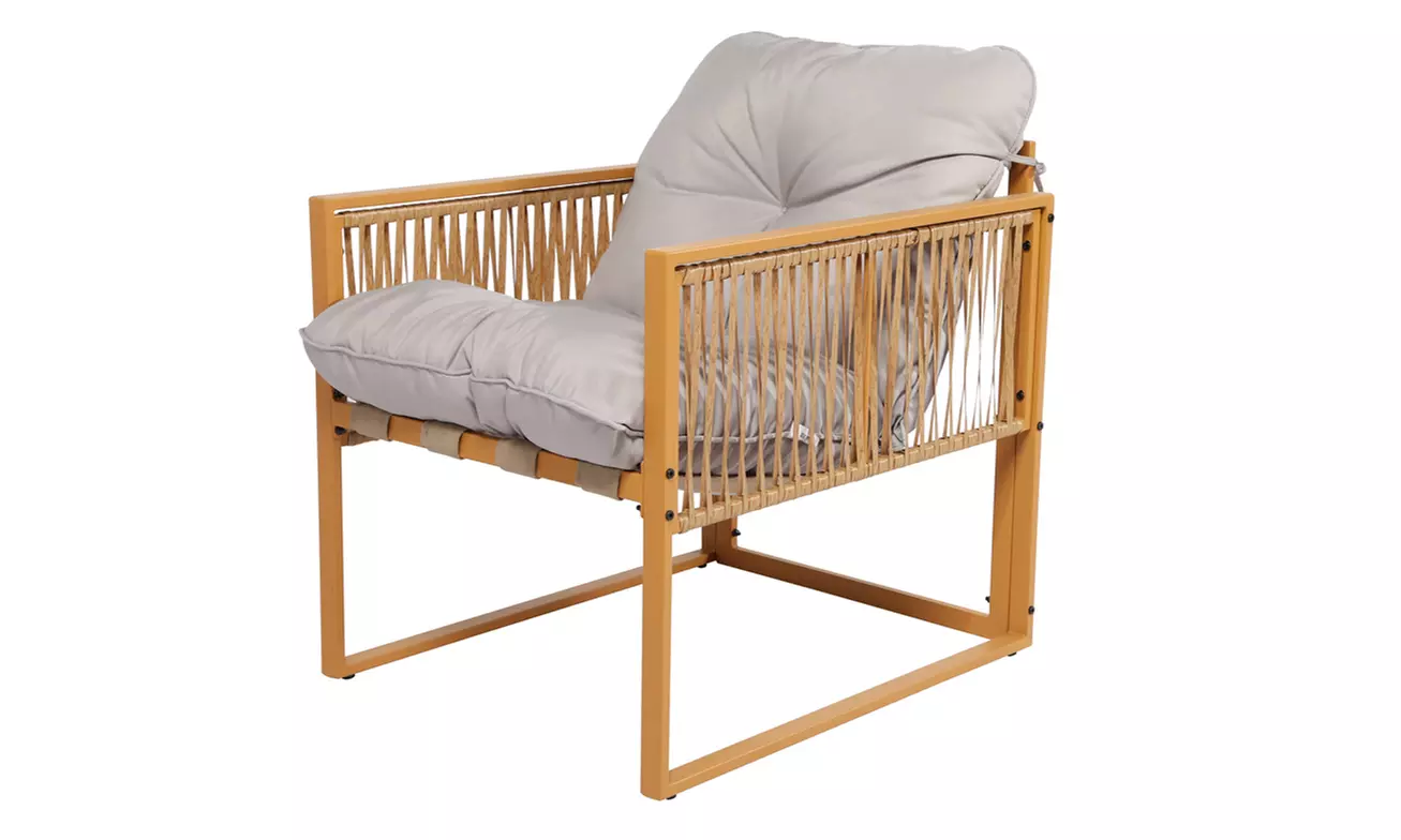 Salon de jardin Kocoon 4, 5 ou 8 places effet rotin, modèle "Forli"