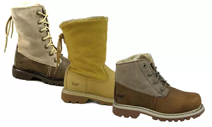 Women's Caterpillar Bruiser Scrunch or Pouty Boots for £54.98 (Up to 50% Off) - Primary Image