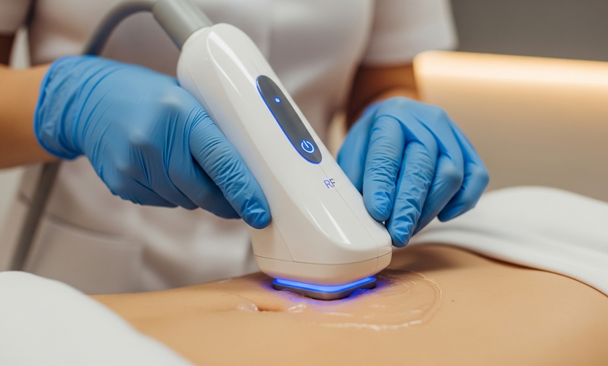 Image 1: Radio Frequency for Skin Tightening and Cavitation for Fat Reduction