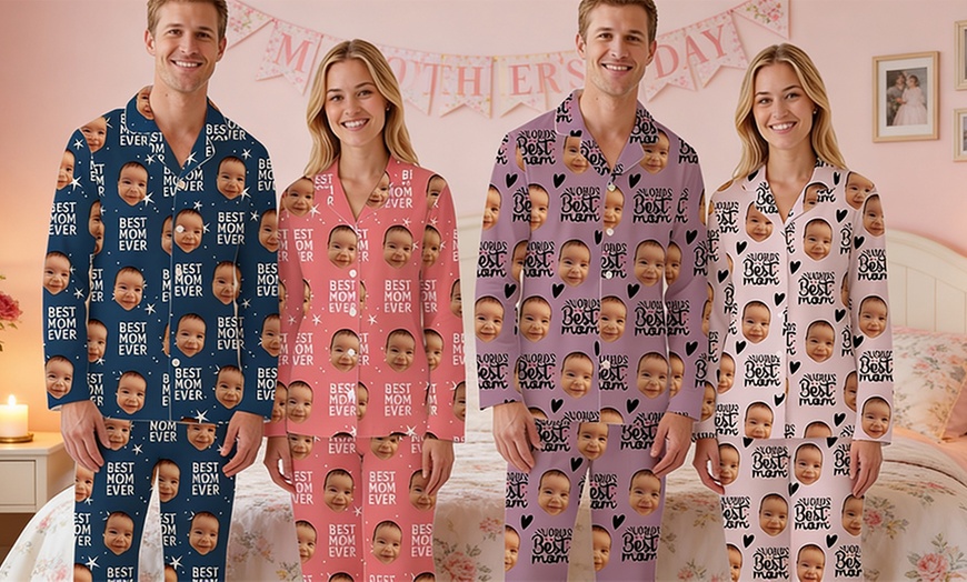 Image 13: Custom Photo Pajama Set from Justyling — Full or Half Set