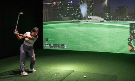 One Hour Session of Golf on an Indoor Simulator (Valid Monday–Thursday and Friday before 5 pm) - GolfCave: White Plains