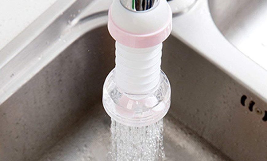 Image 2: Rotating Water Tap Spray