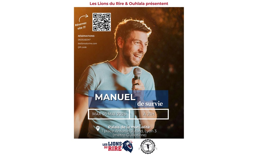 Image 4: Festival "Les Lions du Rire" : le meilleur de l’humour à Lyon en 2026
