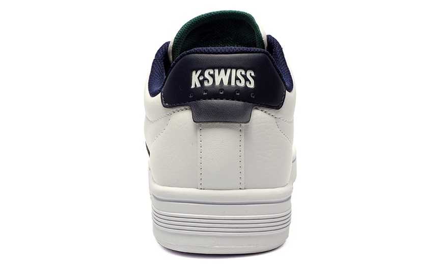 Image 8: K-Swiss Court Tiebreak II Men's Leather Trainers 