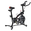 Image 13: HomCom Indoor Exercise Bike for Spin Classes or Low Impact Exercise