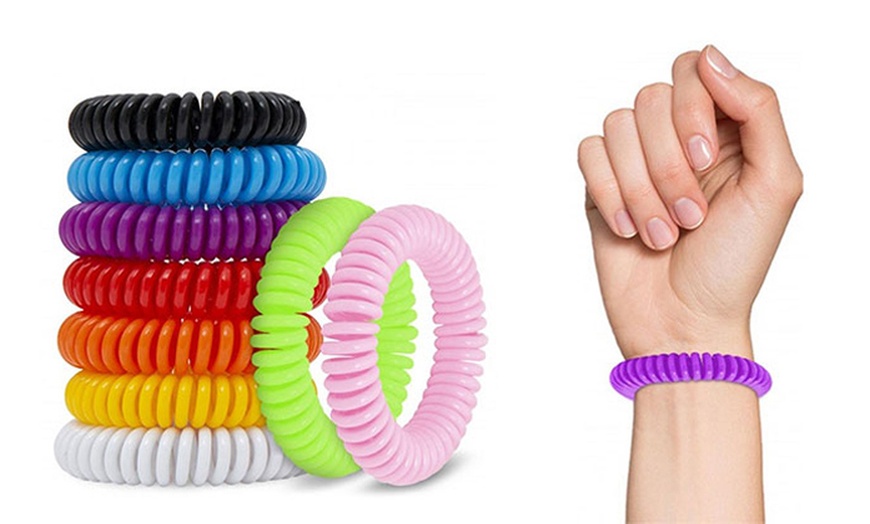 Image 3: Aquarius Anti-Mosquito Bug Insect Repellent Bracelet Wrist Band
