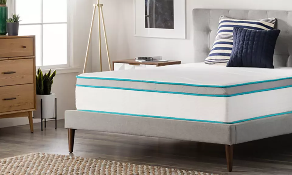 Linenspa 12" Gel Memory-Foam Hybrid Mattress - Primary Image