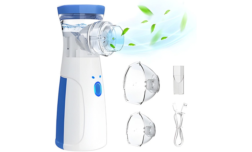 Image 3: Nebulizador portátil con tecnología ultrasónica y 2 modos ajustables