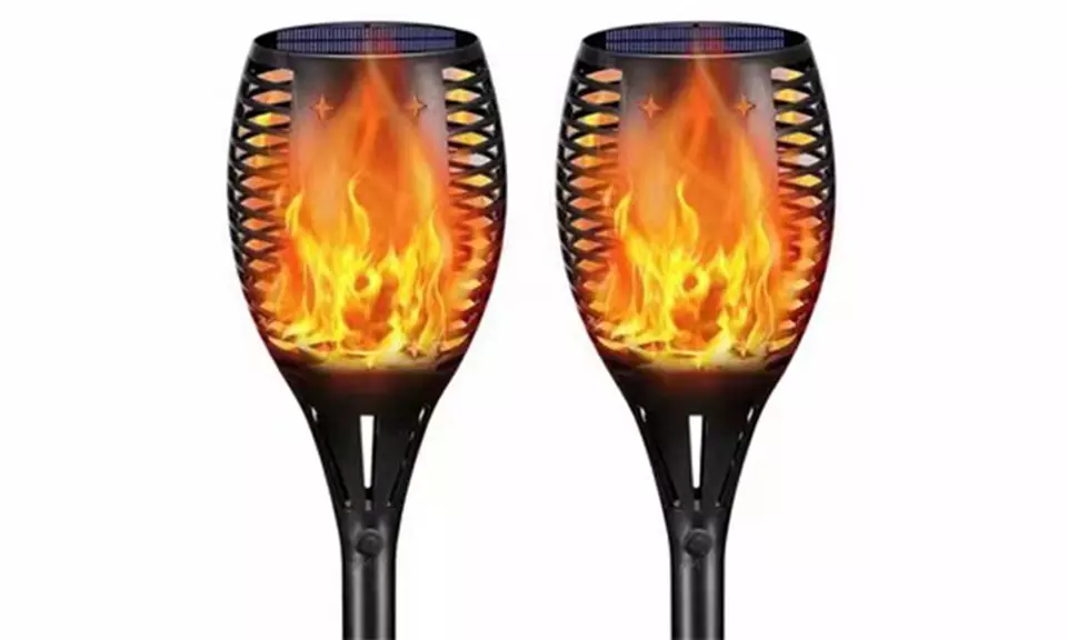 1, 2 ou 4 lampes torches solaires