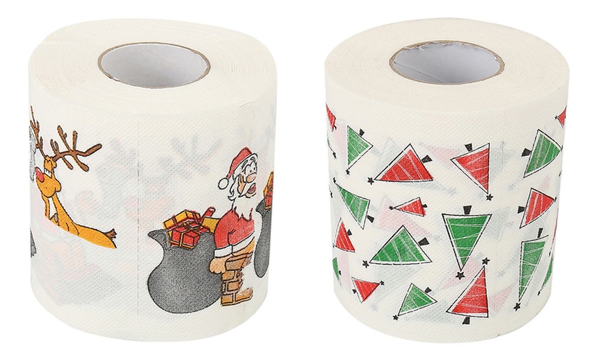 Image 6: Christmas Print Toilet Paper