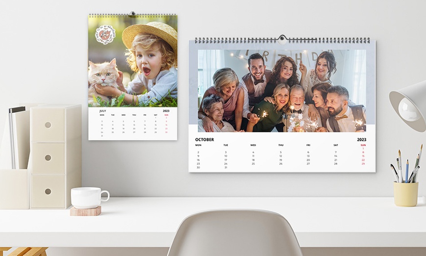 Image 5: Create Your Memories: Custom A4 or A3 Photo Calendars