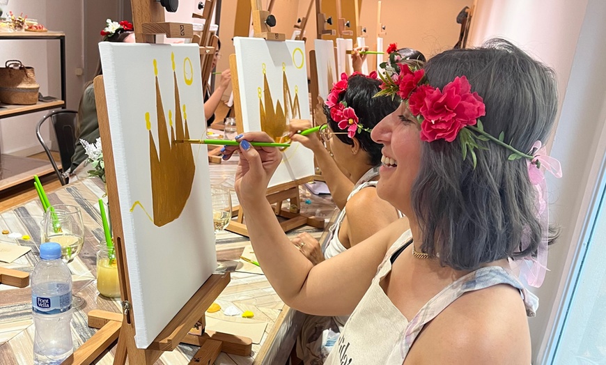 Image 3: Arte, snacks y bebida en experiencias creativas o premium  