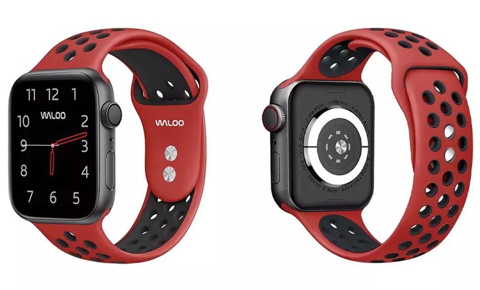 Waloo Breathable Sport Replacement Band For Apple Watch - All Series