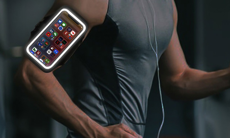Image 8: Sport Armband Phone Holder with Adjustable Strap: 1 Pcs; FREE SHIPPING
