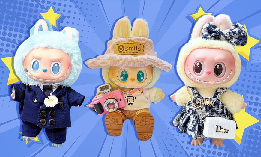 Image 3: Stylish Labubu Clothes & Accessories - Dress Up, Mix & Match Fun