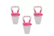 3 Pack Baby Food Feeder Fruit Silicone Nipple Teething Toy Soother Pacifier - Second Medium