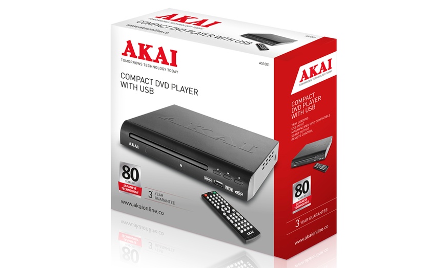 Image 4: Akai Compact DVD Player with USB