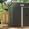 Image 6: Outdoor Garden Compact Metal Storage Shed